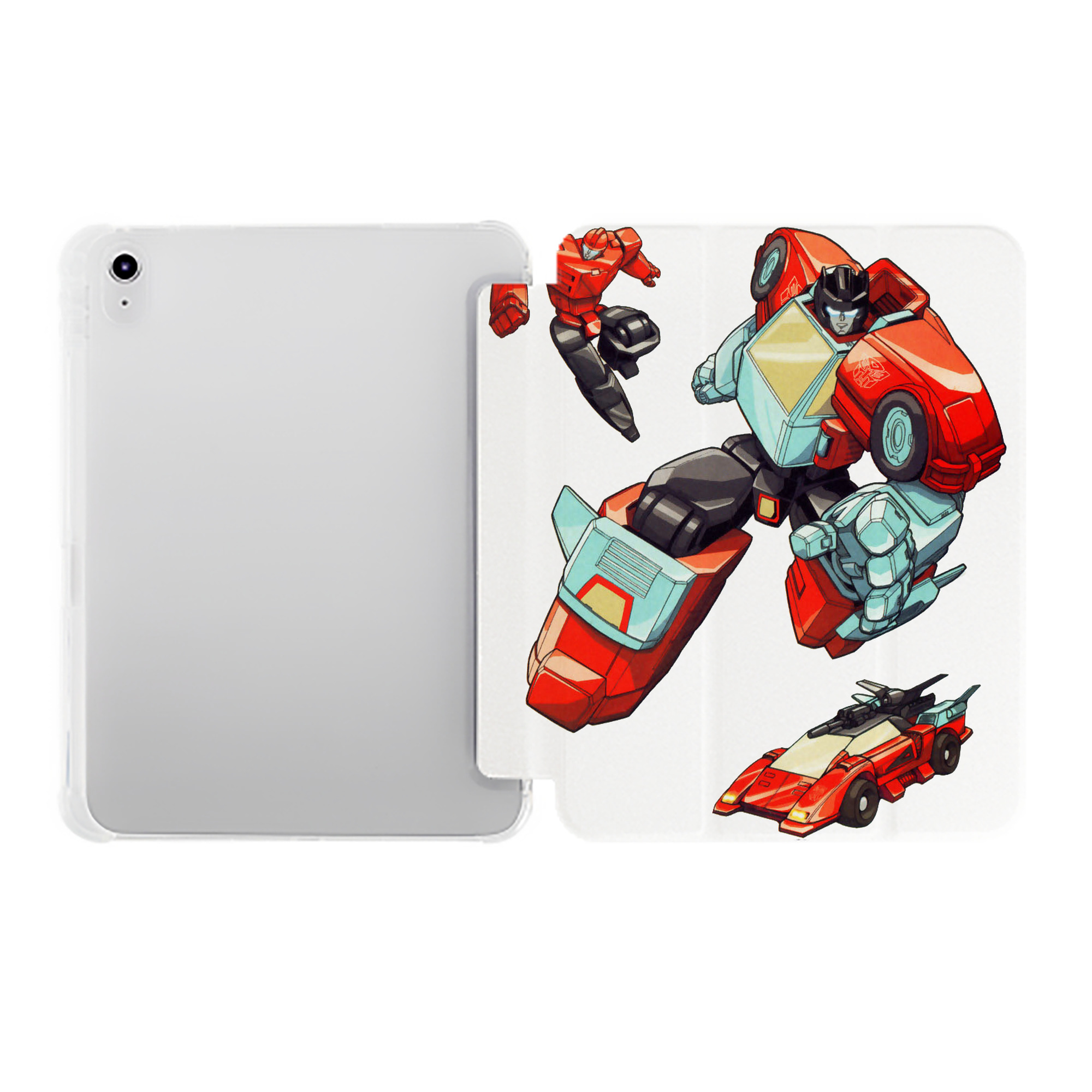 （画像用）  IPad ケース ペン収納付き 三つ折りスタンド PUレザー×シリコン 対応機種9.5/10.5/10.9インチ